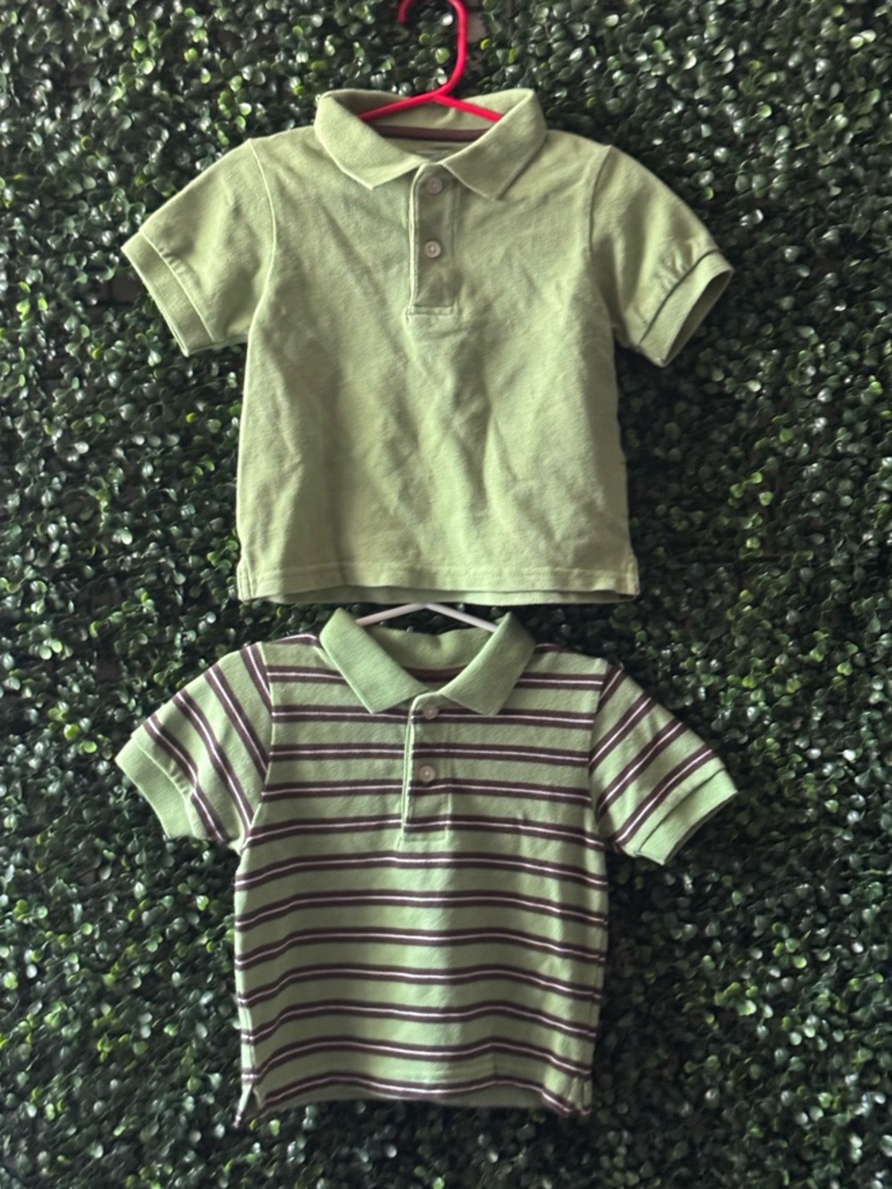 🔥5/$25🔥 THE CHILDREN'S PLACE BOY BABY/TODDLER 12MOS SOLID/STRIPE POLO SHIRTS